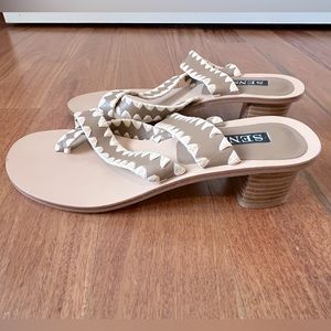 Senso tan, strappy, heeled sandals, gently worn, size 40